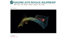 Desktop Screenshot of galerie-alte-schule-adlershof.de