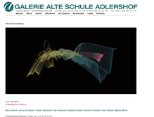Tablet Screenshot of galerie-alte-schule-adlershof.de